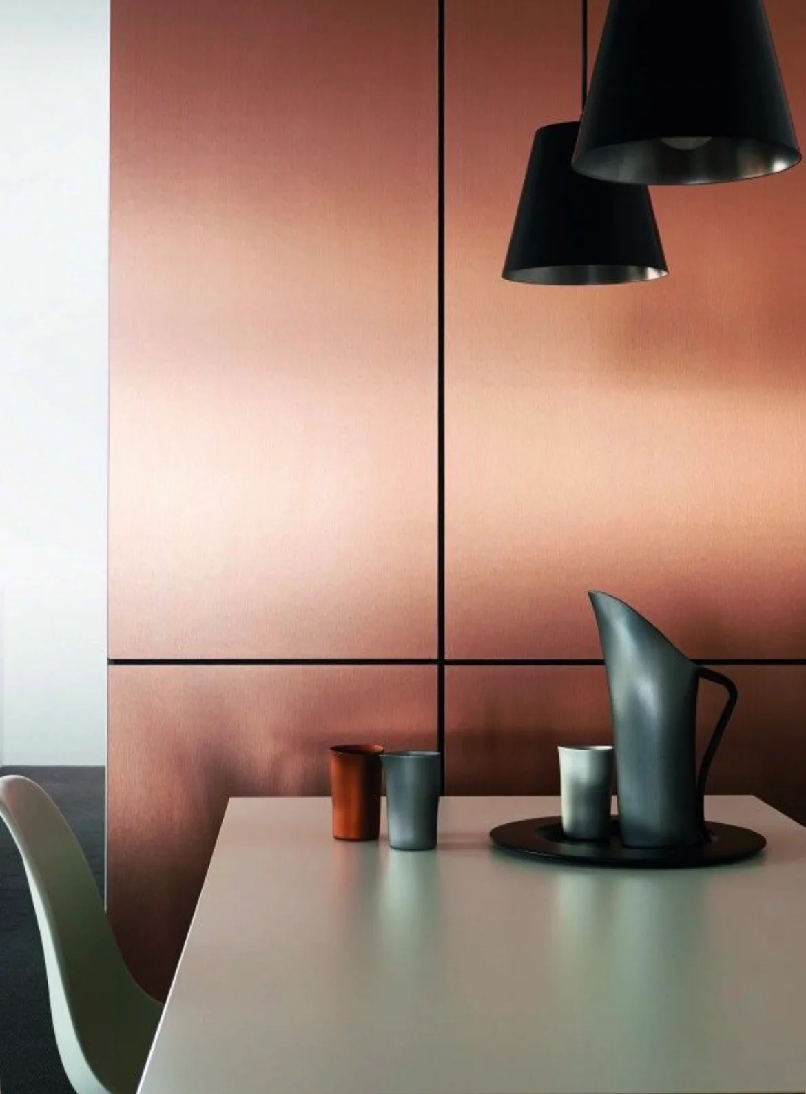 Бамбукова стінова панель 2062 Copper Metal 8
