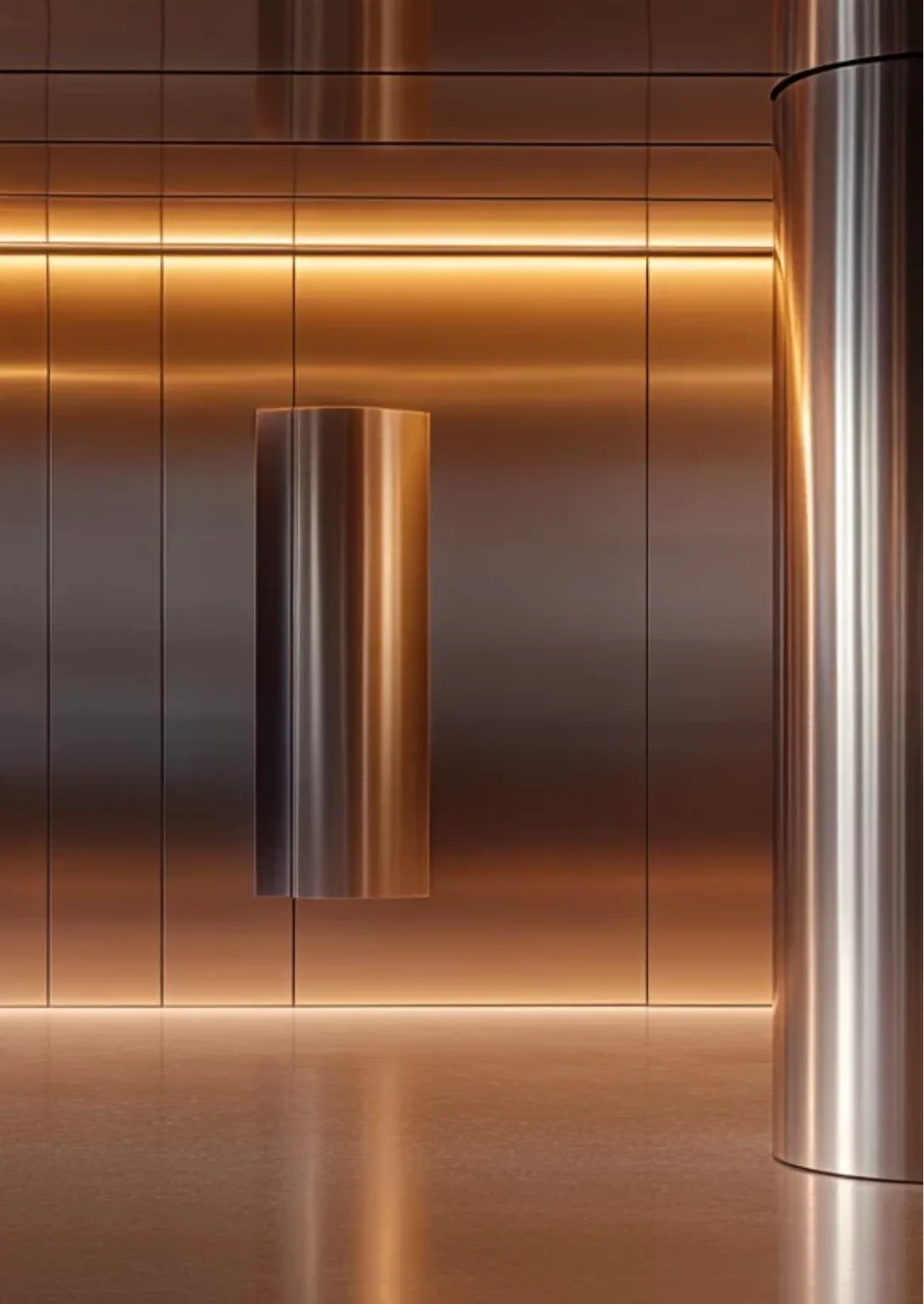 Бамбукова стінова панель 2063 Copper Metal 9