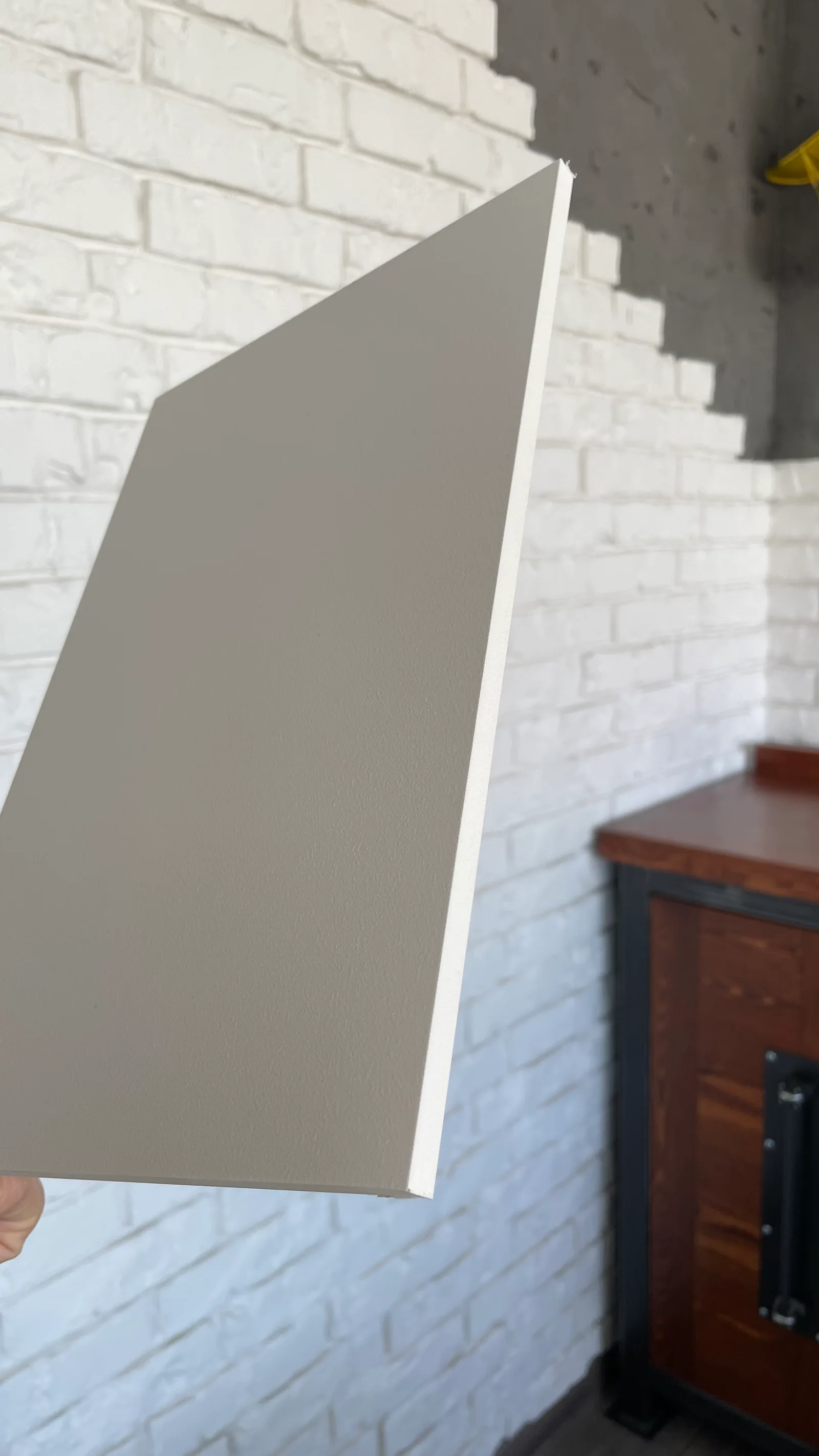 Стінова бамбукова панель 5001 Plaster, оброблений край 3