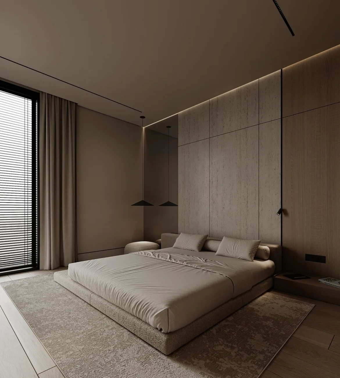 Стінова бамбукова панель Travertine 4