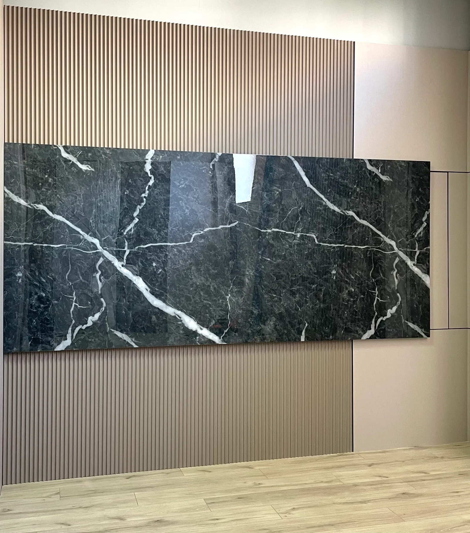 Стінова бамбукова панель 8084-1 Marble 2