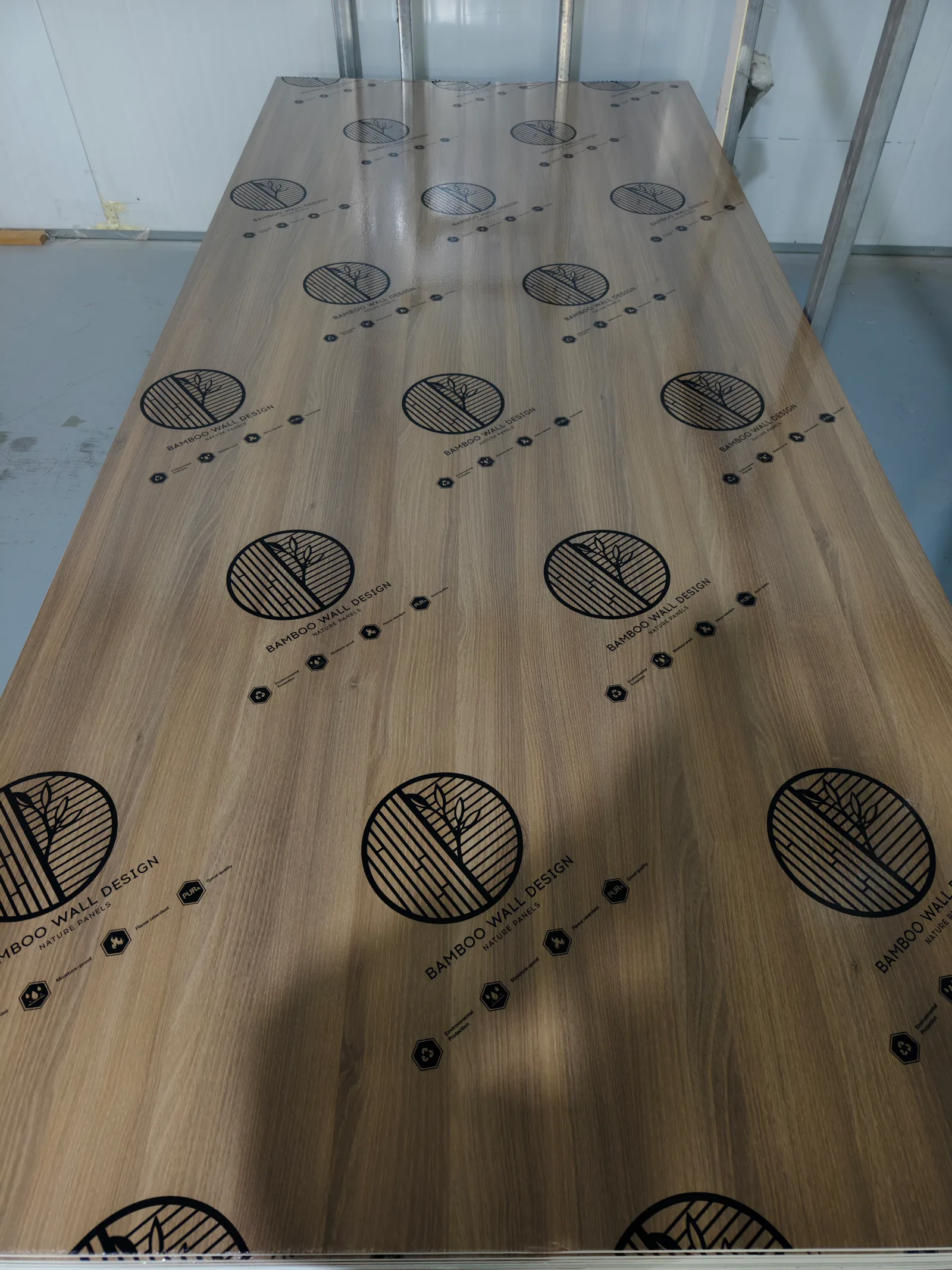 Бамбукова стінова панель 9092 Natural Wood, оброблений край 8
